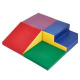 New  Kids Soft Play Corner Climber, 4-Piece