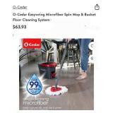 O-Cedar Easywring Microfiber Spin Mop & Bucket