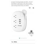 Popowell - European Travel Plug Adapter with USB