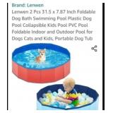 New Small Foldable Pet Pool 31.5 " x 7.9 "