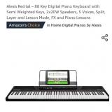 Alesis Recital ï¿½ 88 Key Digital Piano Keyboard