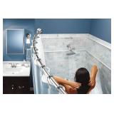 Moen Chrome 5-Foot Curved Adjustable Tension