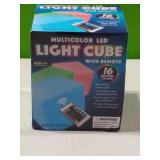 New Multicolor Light Cube with Remote