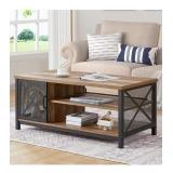 NEW Rustic Wood Coffee Table, Rustic Oak