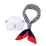 NEW Sailor Hat and Scarf Set