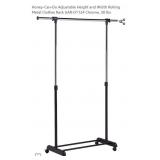 Honey-Can-Do Adjustable Height and Width Rolling