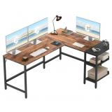 NEW Industrial L-Shaped Computer Desk, Deep