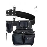 FUERI Leather Tool Belt with Pouch for Carpenters