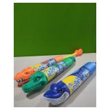 3 Mighty Splashers Water Shooters Pull Tail out
