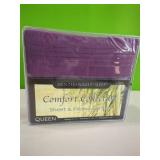 New Queen Size Purple Sheet Set.  Microfiber