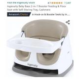 Ingenuity Baby Base 2-in-1 Booster Feeding &
