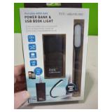 New Power Bank & USB Book Light