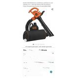 BLACK+DECKER Electric Leaf Blower, Leaf Vacuum