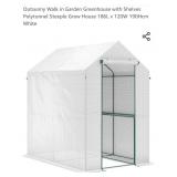 Outsunny 6.1-ft L x 4-ft W x 6.3-ft H Greenhouse