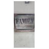 NEW Famil Birthday Plaque - Includes wooden