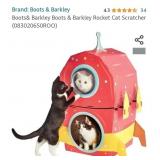 New Boots & Barkley  Rocket Ship Cat Scratcher