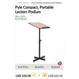 Pyle Compact, Portable Lectern PodiumNew and