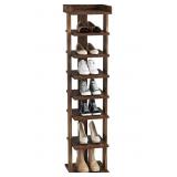 7-Tier Wood Shoe Rack *appears new, may need