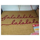 Falalalalalalalalala Coir Christmas Door Mat  24