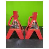 ( 2) 12 Ton Jack Stands ****Read*** This Bottom