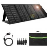 NEW 120W Portable Solar Panel, 18V Foldable Solar