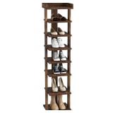7-Tier Wood Shoe Rack *appears new, may need