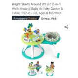 New Bright Starts 2 in 1 Walk Around Activity