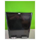 New Matte Black Stainless Steel Dua compartment l