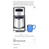 GE Drip Coffee Maker With Timer | 10-Cup Thermal