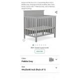 Dream On Me Ava 4-in-1 Convertible Mini Crib in