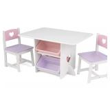 NEW KidKraft Wooden Heart Table & Chair Set with