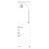 Adesso 4249-21 Bowery Arc Lamp, 73.5 in., 100W