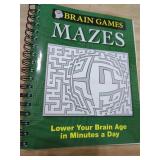 New Brain Games Adult Mazes Book