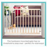 NEW 42" Wide Stairway Swing Baby Gate, Fits 28"-