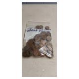 100 Mixed Dates Wheat Pennies