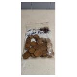 100 Mixed Dates Wheat Pennies