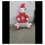 Approx 4ft Polar Bear Inflatable " used,tested &
