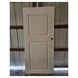 NEW 36" x 80" Interior Door, 2 panel, Unpainted