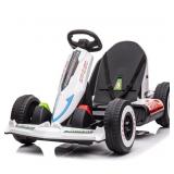 PRIME CLUB Electric Go Kart 12V Ride on Car,