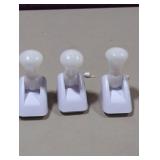 3 New LED Pull Chain Lights.    3 AAA Required