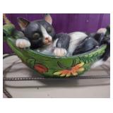 New Cat on a Hammock Has Solar Powered Lights 15"