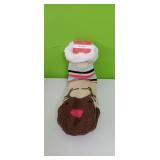 Ladies 6-8 Reindeer Non-Slip Slipper Socks