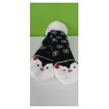 Ladies 6-8  Penguin  Non-Slip Slipper Socks