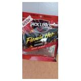 Jack Links Flamin Hot Beef Jerky  06/03/24.