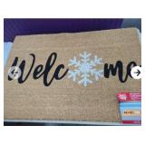 Large Outdoor Christmas Rubber Back Mat 2