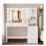 NEW 46.7" Makeup Vanity Table with Lighted