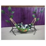 New Cat on a Hammock Has Solar Powered Lights 15"