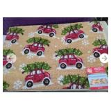New Large Outdoor Christmas Rubber Back Mat  2