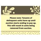 Tenants Can Pay Right Up Until Auction Starts