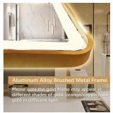 TheiaMo LED Bathroom Mirror, 36"x28"Rectangle